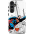 DC Comics Superman Super Speed Flying Over City Galaxy S25 Impact Case